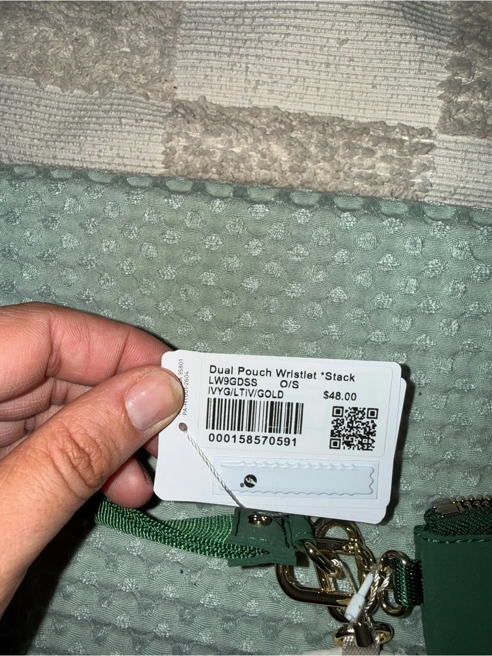 NWT Lululemon Dual Pouch Wristlet *Stack